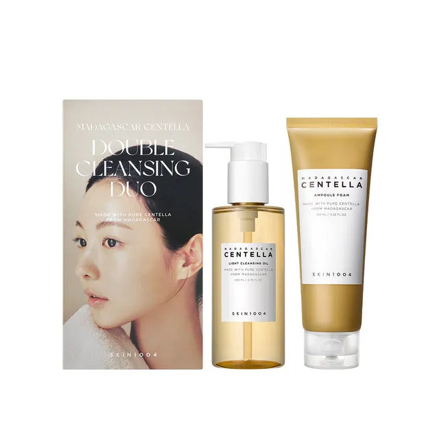 SKIN 1004 - Set de Aceite Limpiador y Espuma Limpiadora Madagascar Centella Double Cleansing Duo Set